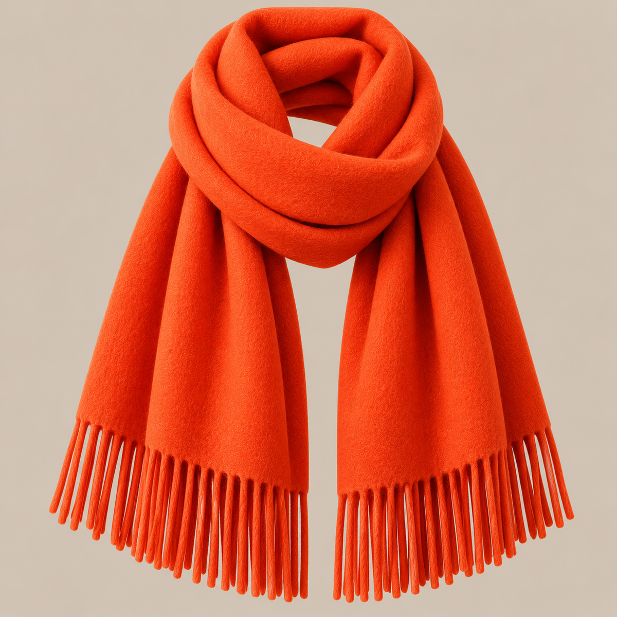 Jenniffer | Eleganter Wollschal Damen mit Fransen