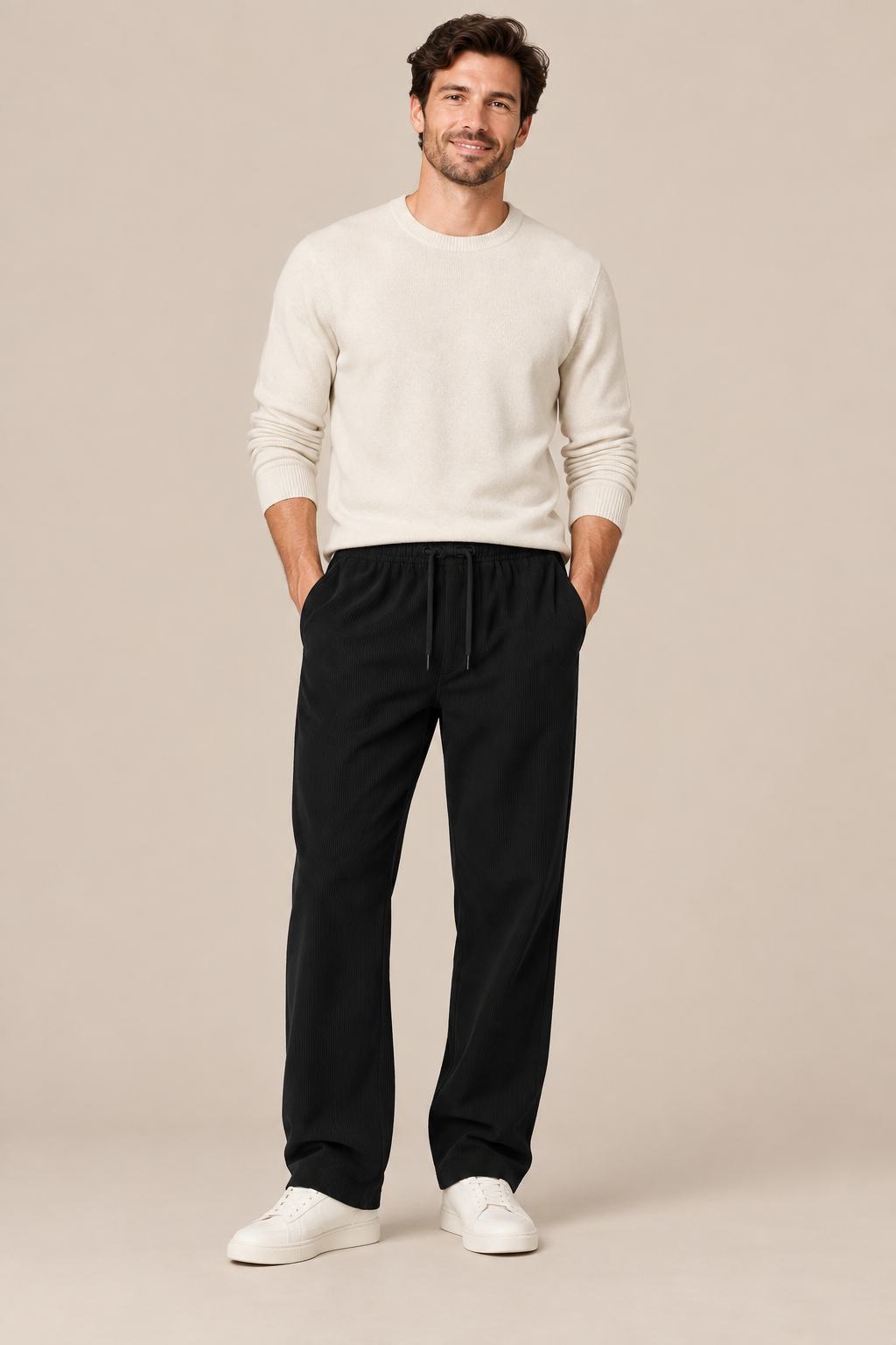Jerico | Cordhose Herren mit geradem Bein und Corduroy-Struktur