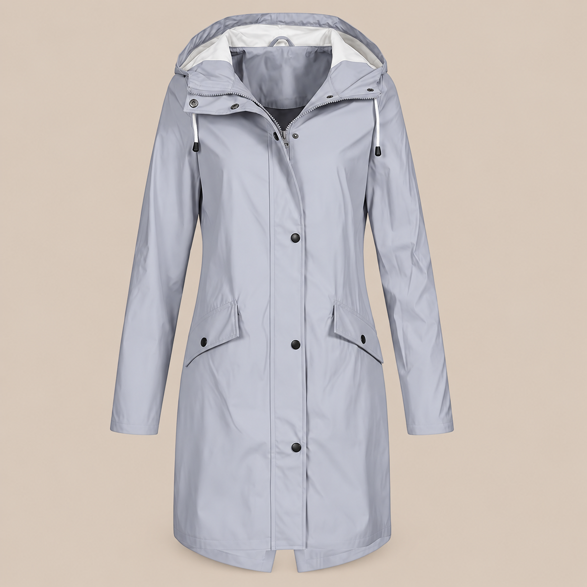 Jodissa | Lange wasserdichte Regenjacke für Damen