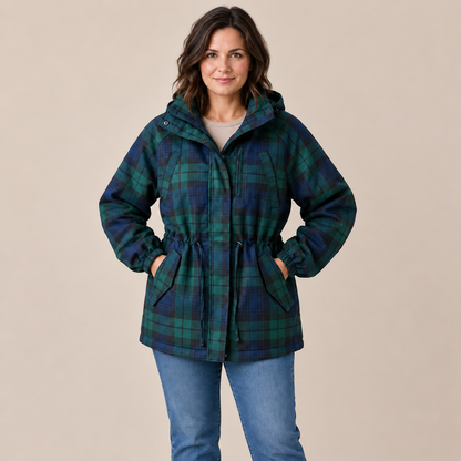Kensal | Karierte Jacke Mit Kapuze