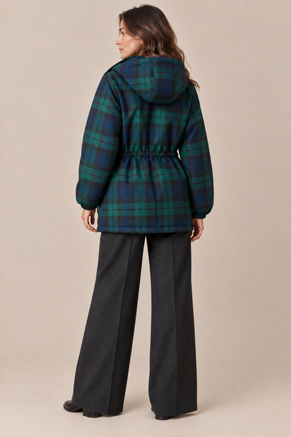 Kensal | Karierte Jacke Mit Kapuze