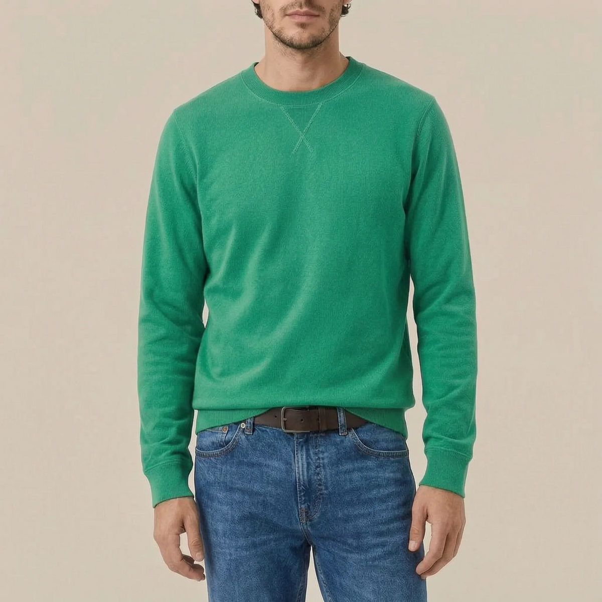 Keston | Klassisches Sweatshirt Mit Rundhalsausschnitt