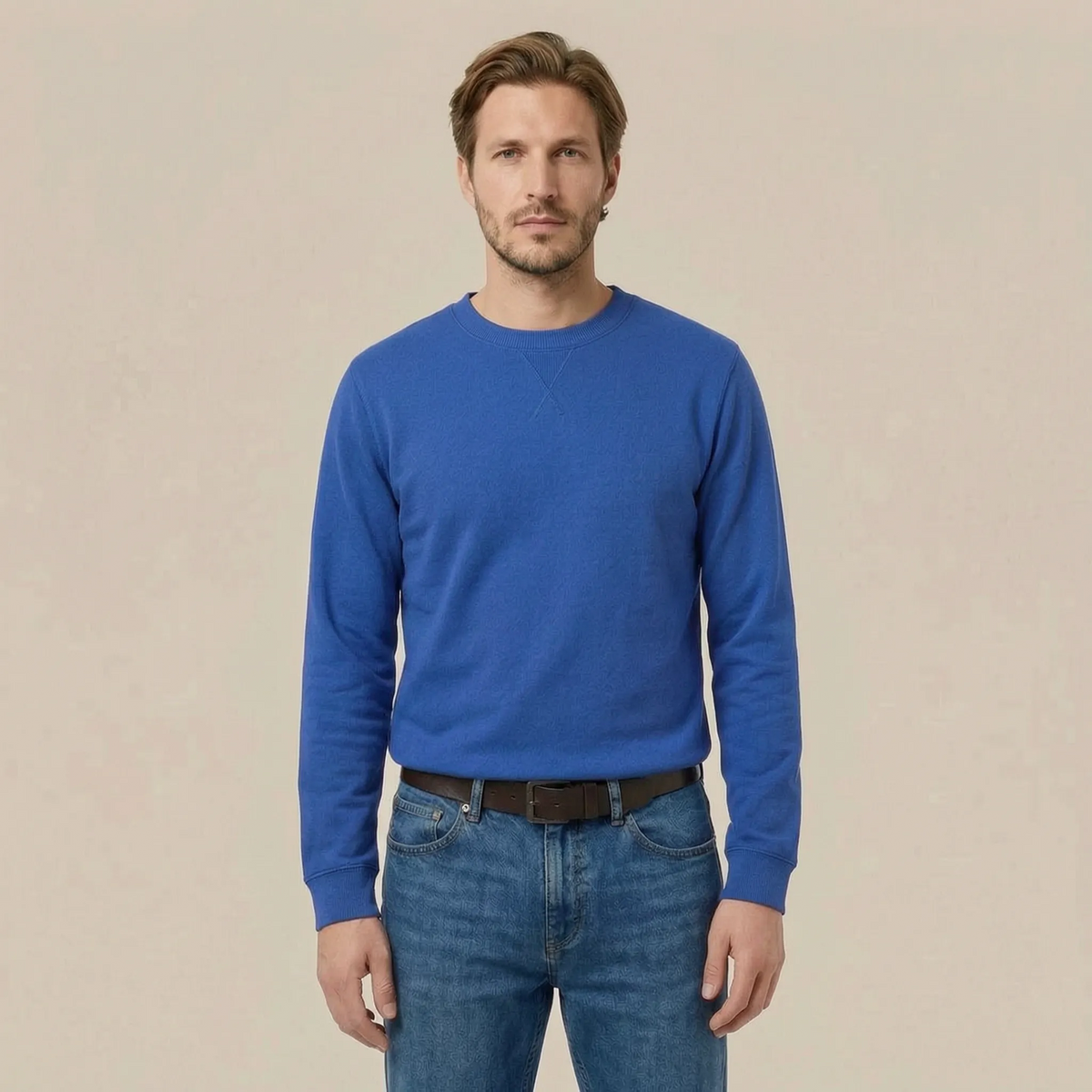 Keston | Klassisches Sweatshirt Mit Rundhalsausschnitt