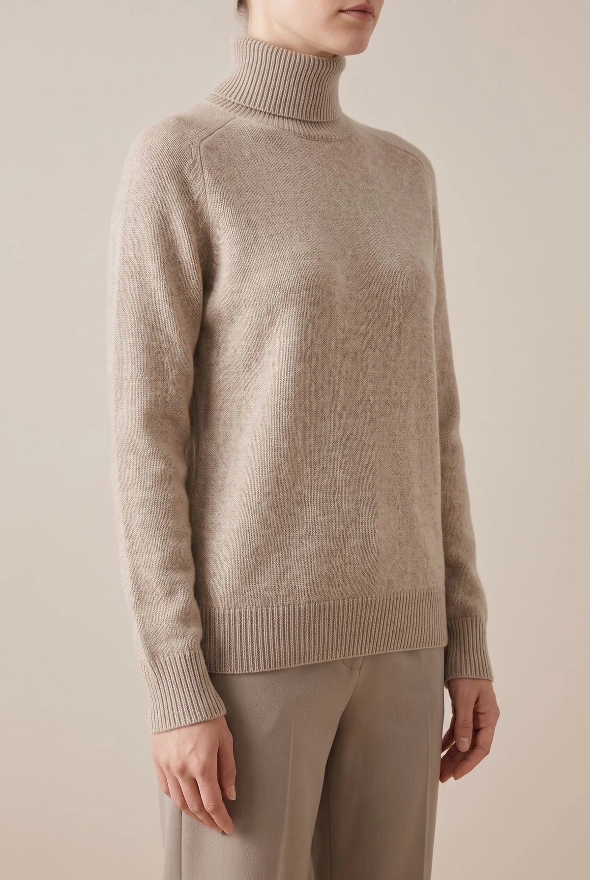 KnitVibe | Klassischer Rollkragenpullover Für Damen