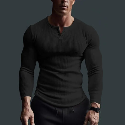 Langarmshirt Herren | Figurbetont & Moderner Look