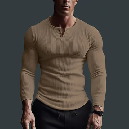 Langarmshirt Herren | Figurbetont & Moderner Look