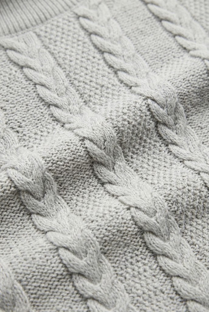 Leandro | Strickpullover Herren mit markantem Zopfmuster