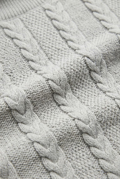 Leandro | Strickpullover Herren mit markantem Zopfmuster