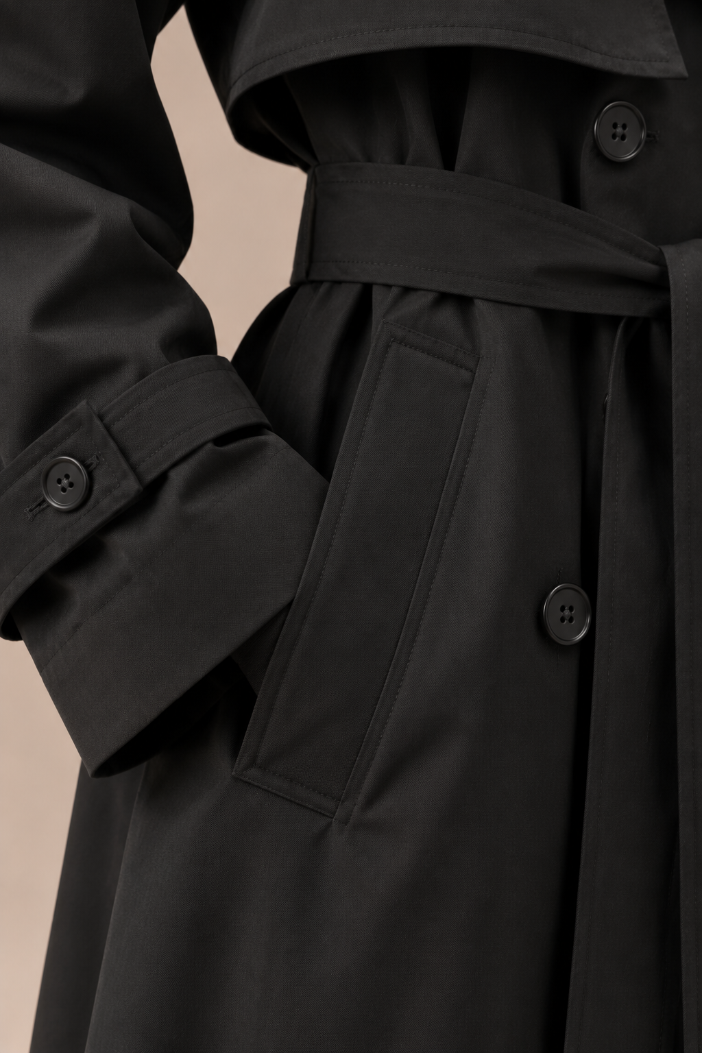 Lemuel | Trenchcoat Herren Lang mit klassischem Revers