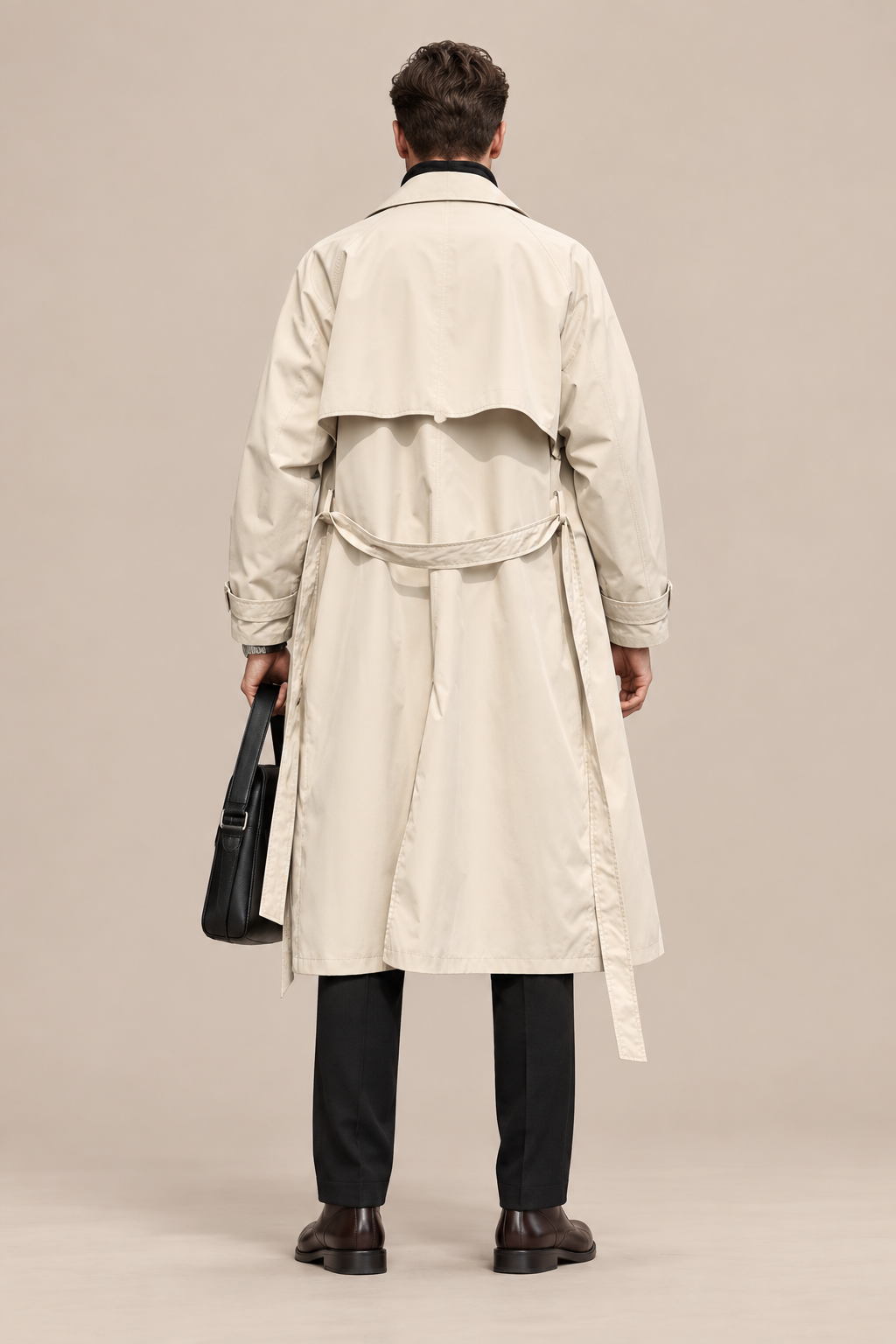 Lemuel | Trenchcoat Herren Lang mit klassischem Revers