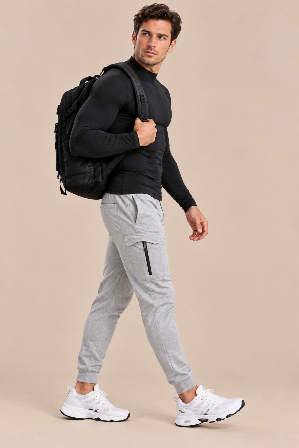 Leon | Thermounterwäsche Herren mit Stehkragen und körpernaher Passform
