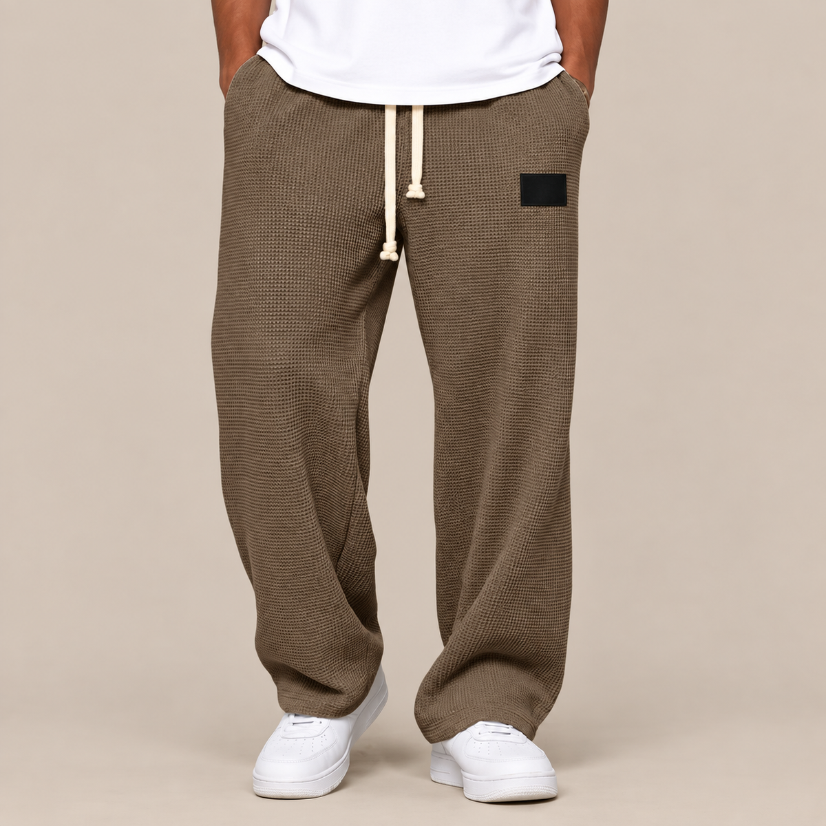 Levin | Cordhose Herren mit weitem Bein und Corduroy-Struktur