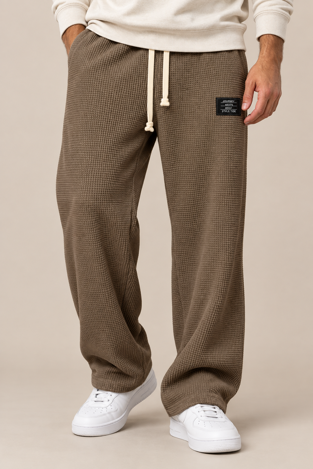 Levin | Cordhose Herren mit weitem Bein und Corduroy-Struktur