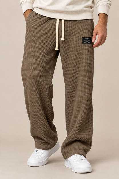 Levin | Cordhose Herren mit weitem Bein und Corduroy-Struktur