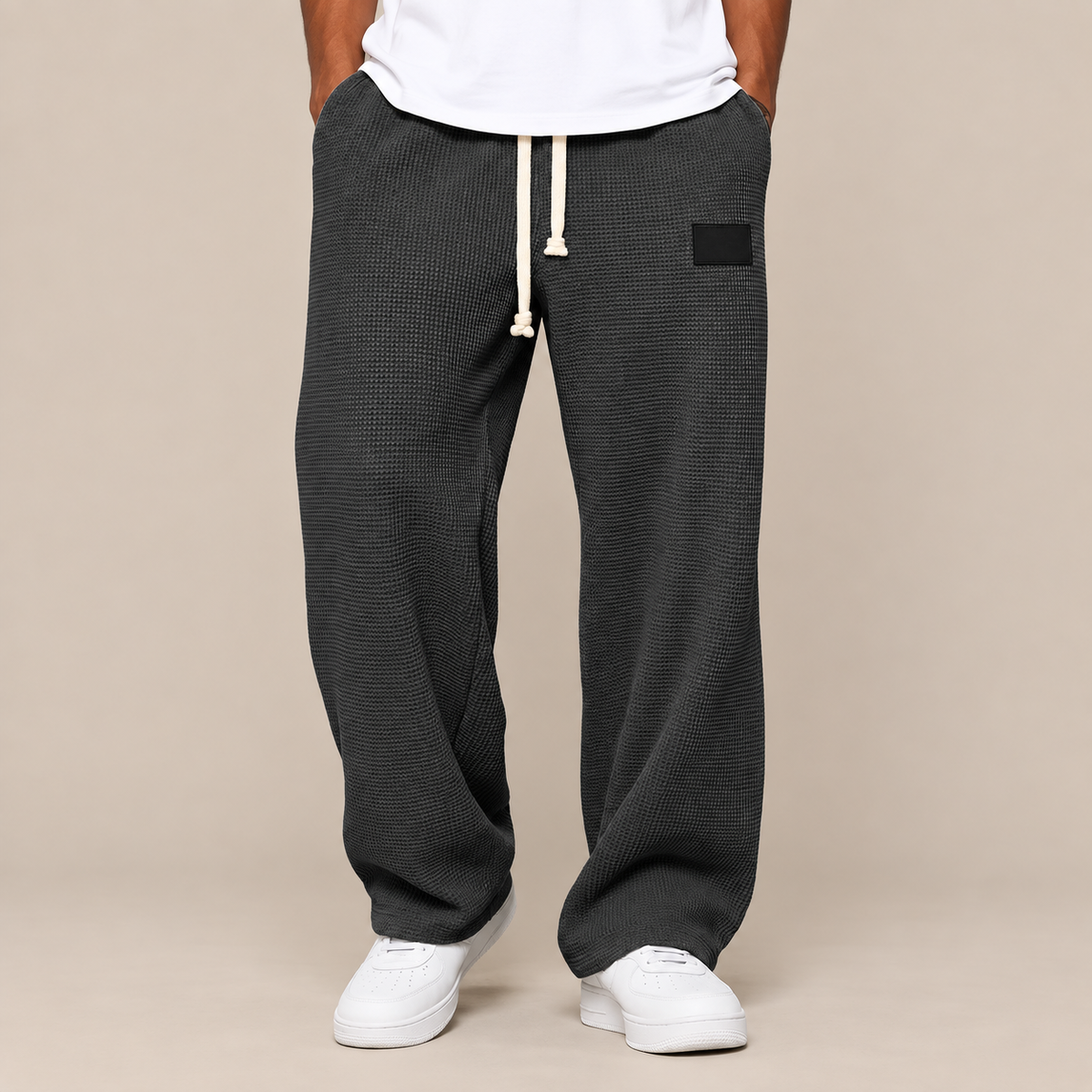 Levin | Cordhose Herren mit weitem Bein und Corduroy-Struktur