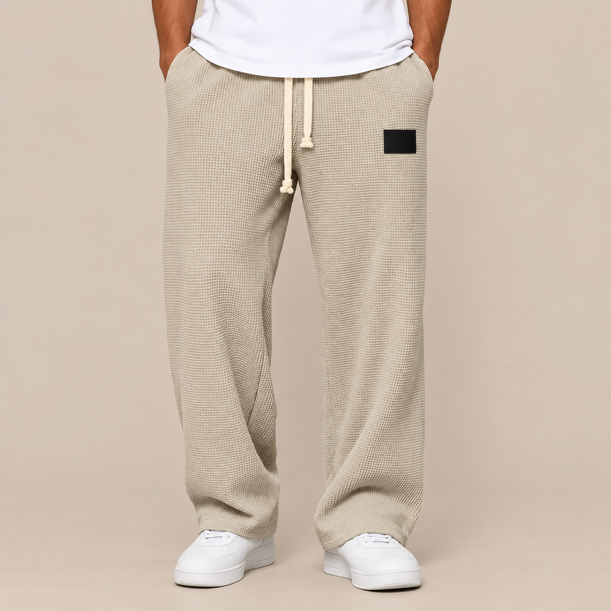 Levin | Cordhose Herren mit weitem Bein und Corduroy-Struktur