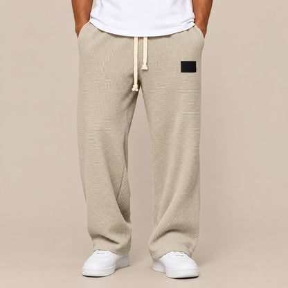 Levin | Cordhose Herren mit weitem Bein und Corduroy-Struktur