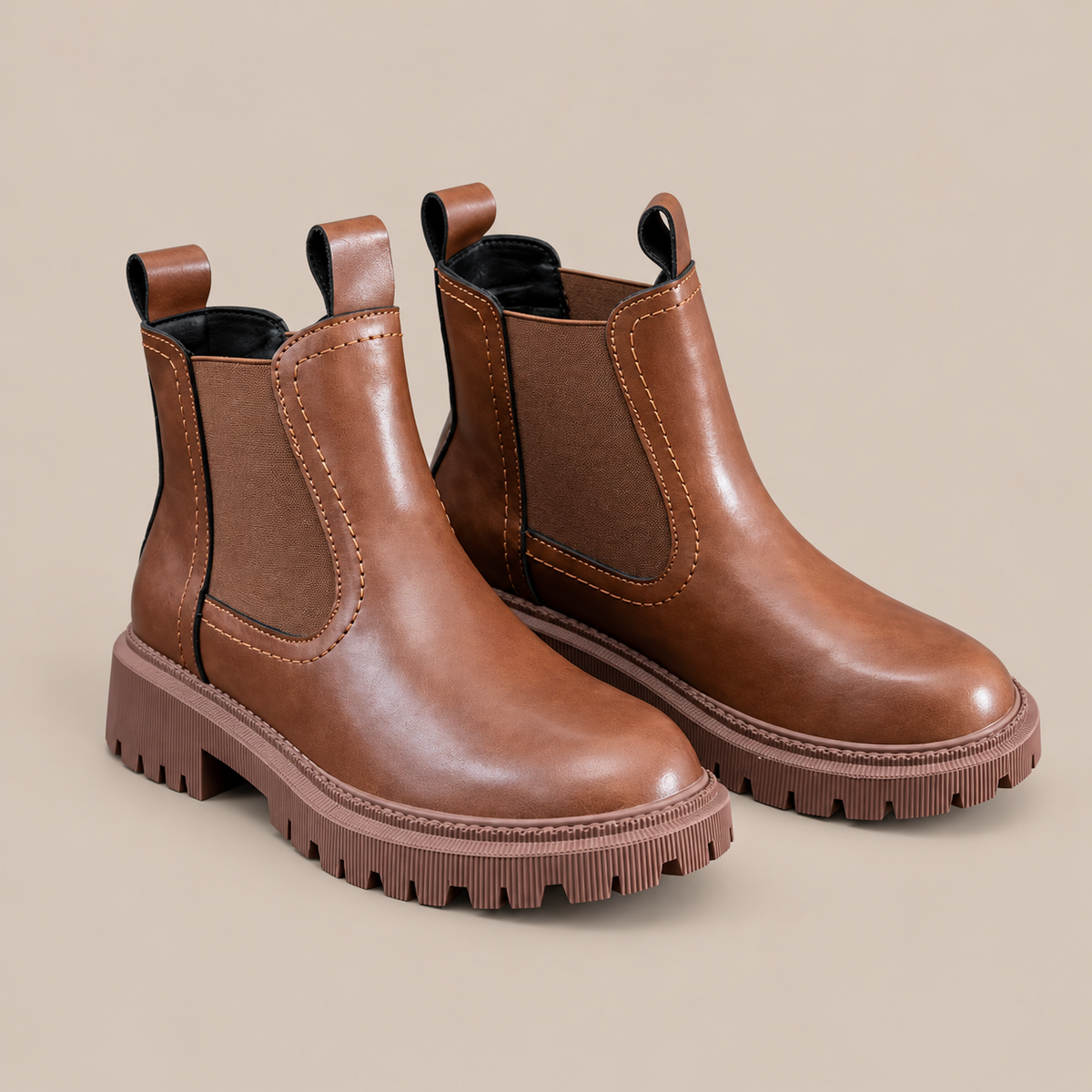 Liora | Winterstiefel Damen im Chelsea-Stil mit Profilsohle