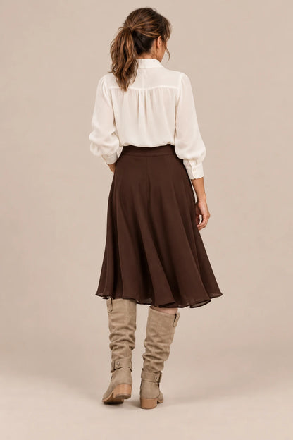 Liorina | Damenstiefel mit weitem Schaft und Reissverschluss