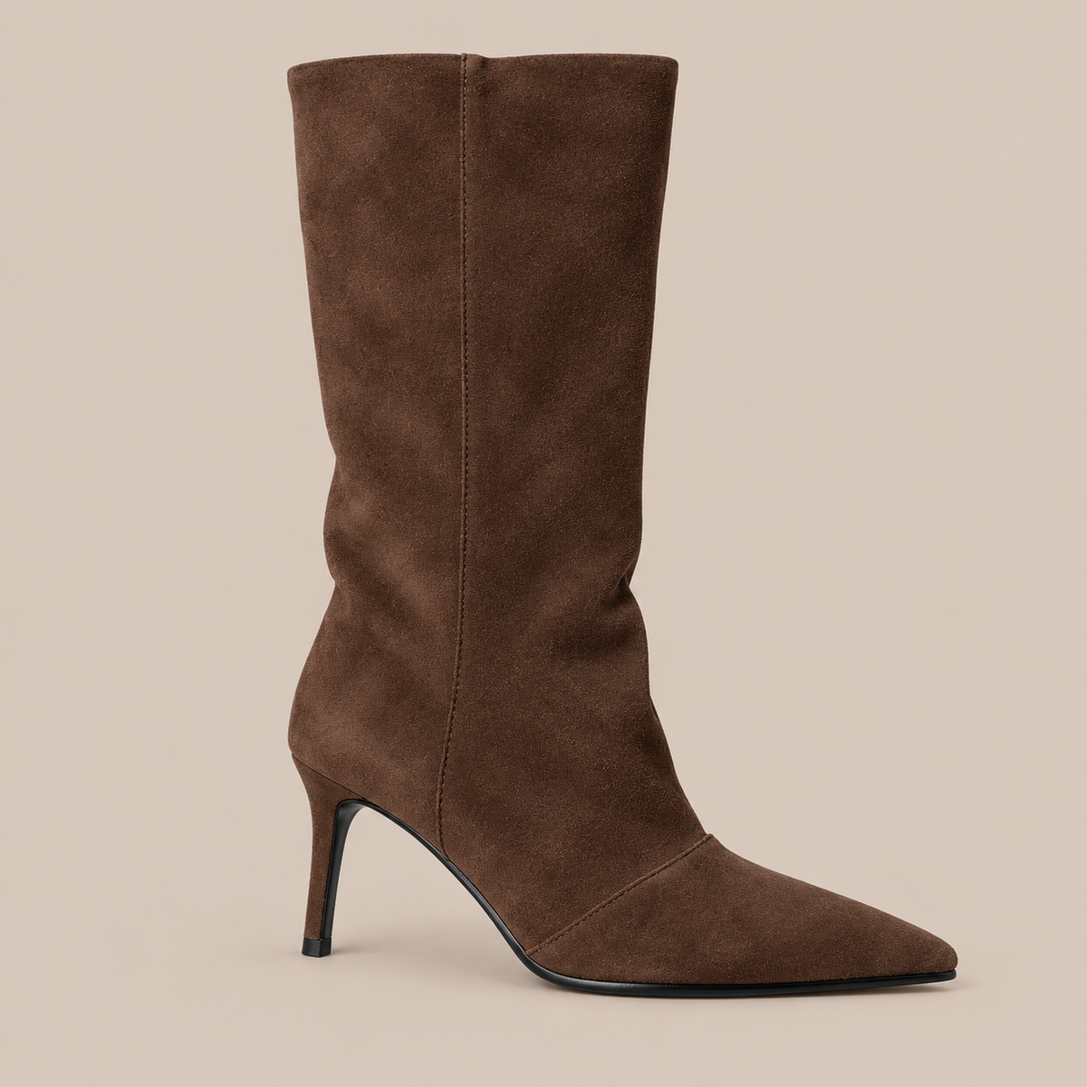 Lissa | Fold Over Boots Damen mit Stiletto-Absatz