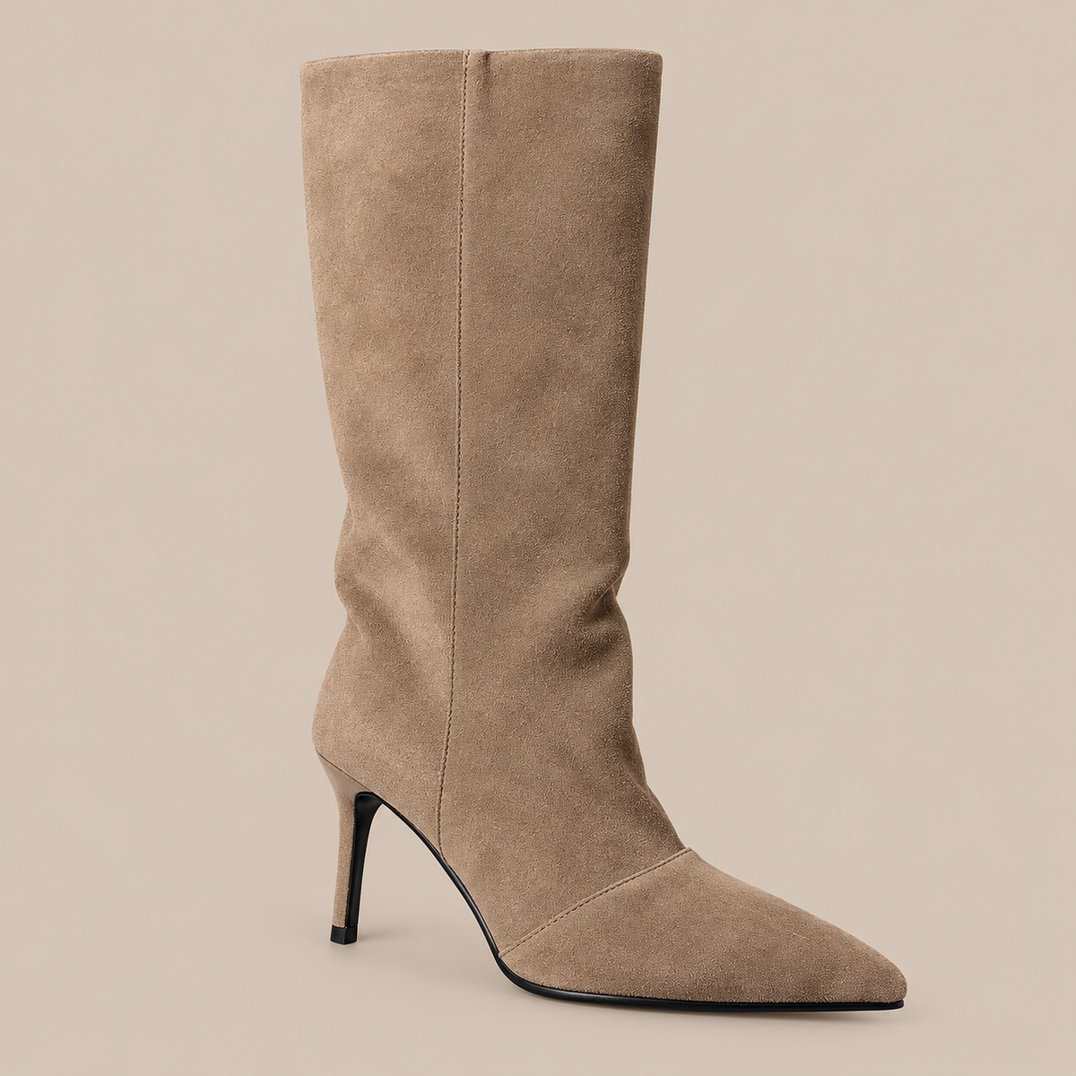 Lissa | Fold Over Boots Damen mit Stiletto-Absatz