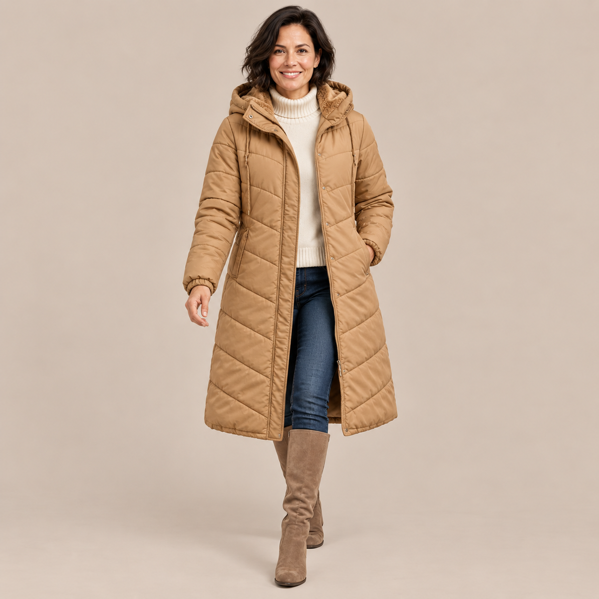 Lizbeth | Winterjacke lange Winterjacke für Damen