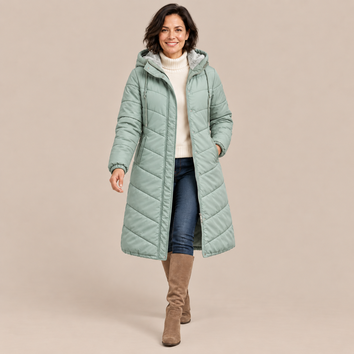 Lizbeth | Winterjacke lange Winterjacke für Damen