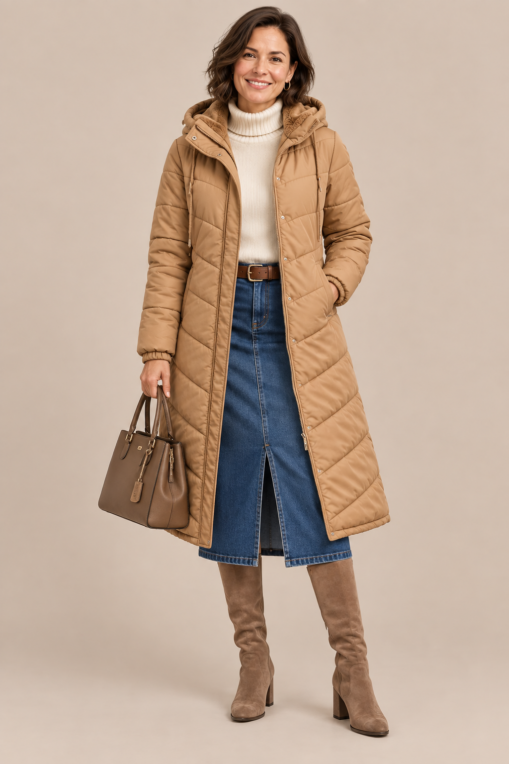 Lizbeth | Winterjacke lange Winterjacke für Damen