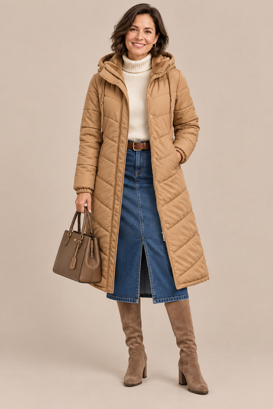 Lizbeth | Winterjacke lange Winterjacke für Damen