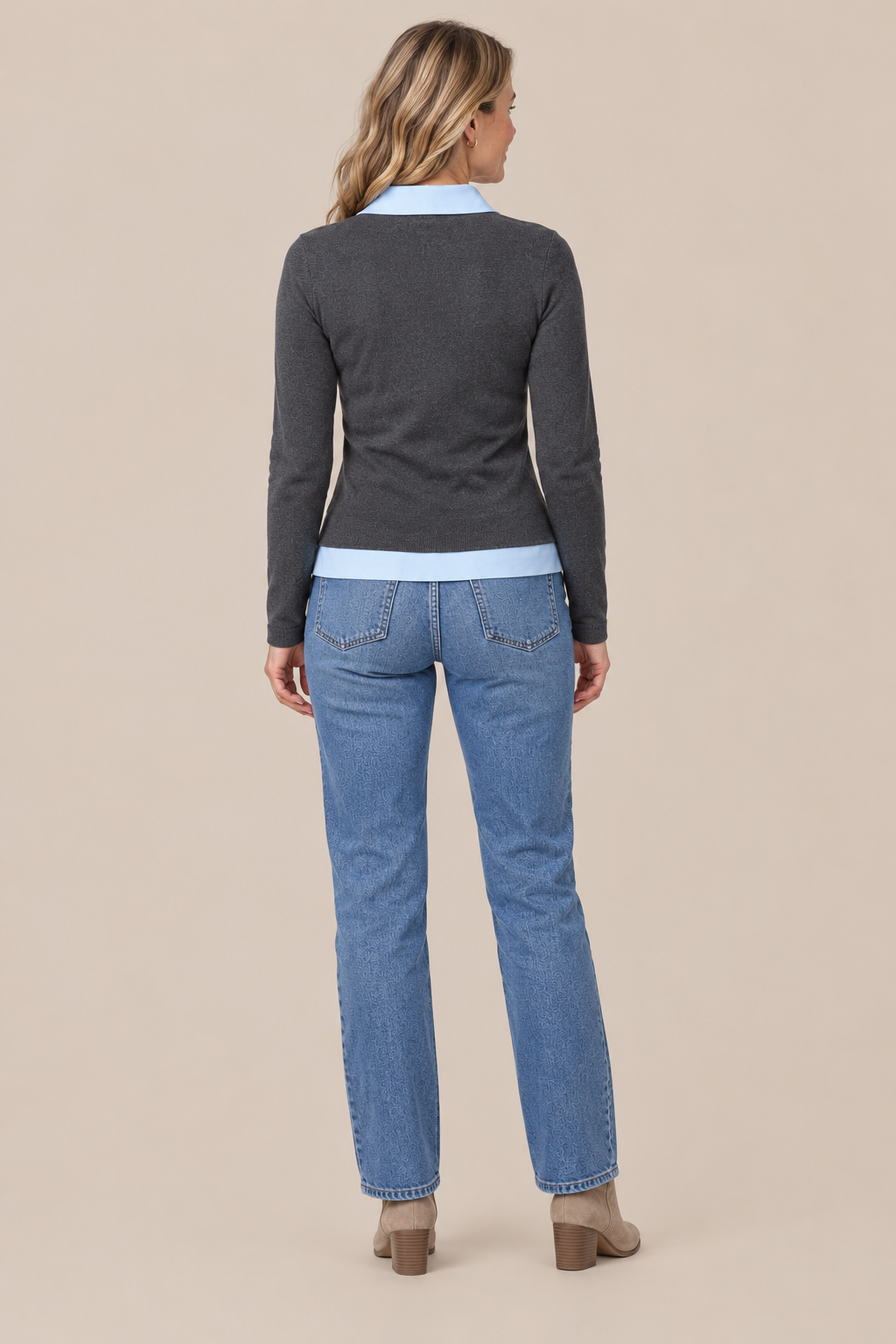 Lorraine | Strickpullover Damen mit Polokragen und Knopfleiste