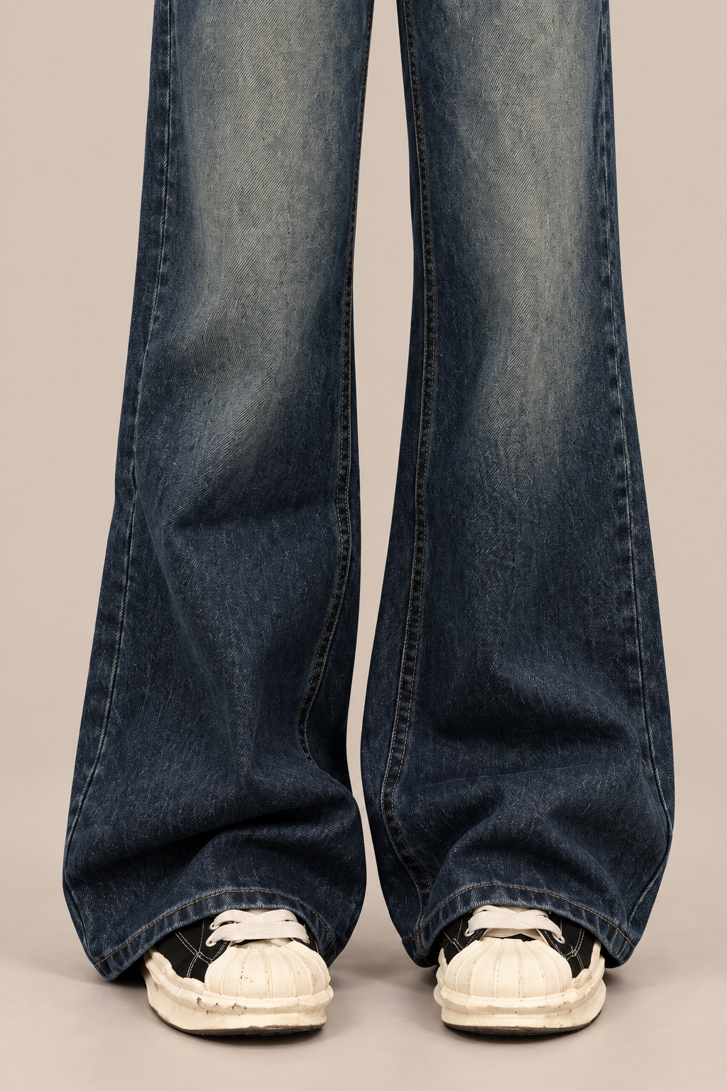 Louraine | Jeans Damen mit weitem Bein und hoher Taille