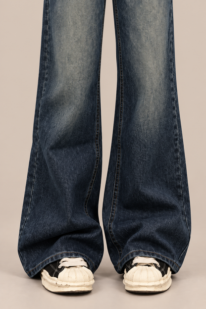 Louraine | Jeans Damen mit weitem Bein und hoher Taille