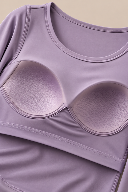 Lunessa | Thermounterwäsche Damen mit integriertem Cup und elastischer Passform