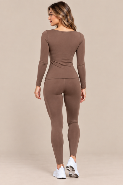 Lunessa | Thermounterwäsche Damen mit integriertem Cup und elastischer Passform