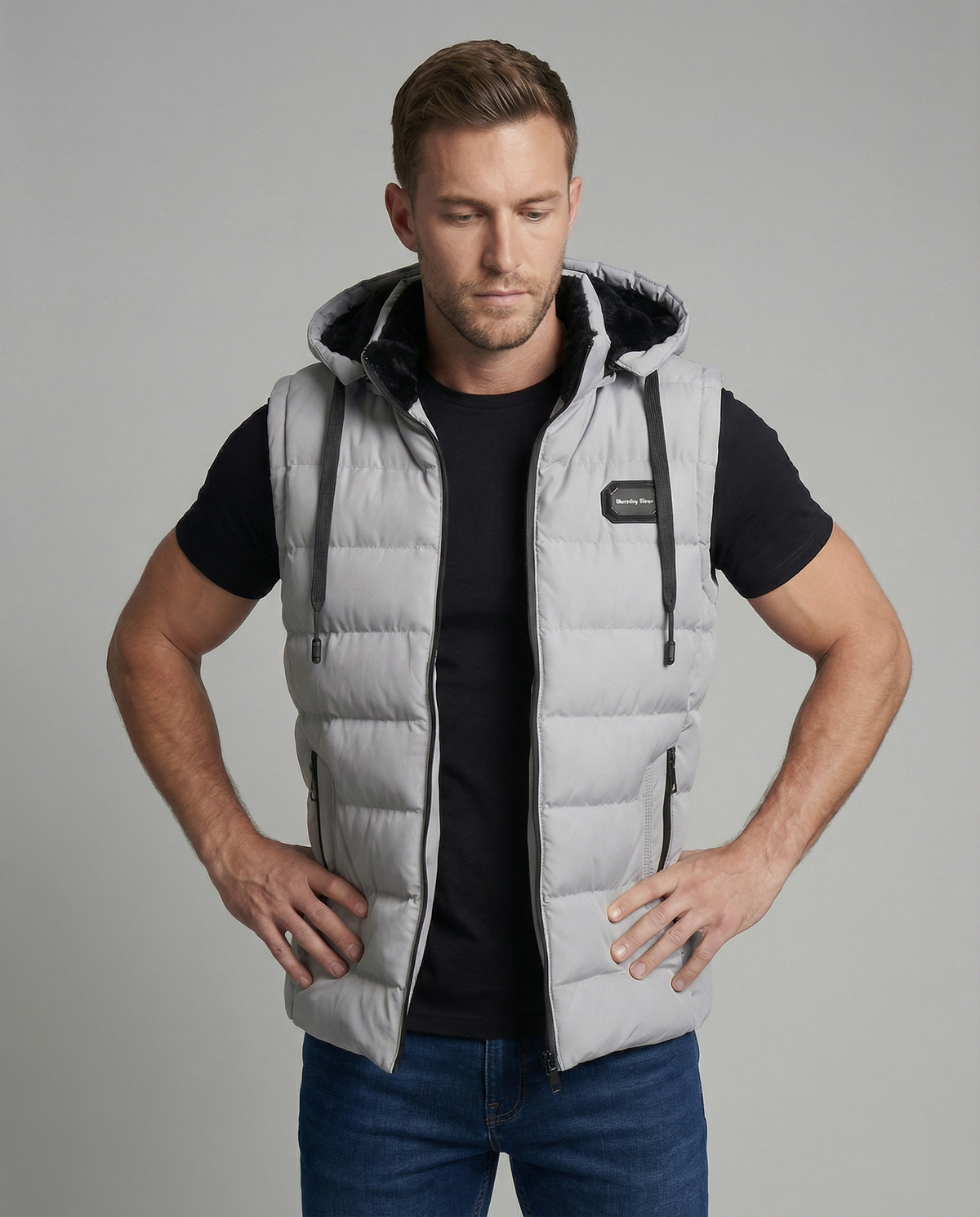 Luno | Elegante Steppweste mit Kapuze für Freizeitlooks