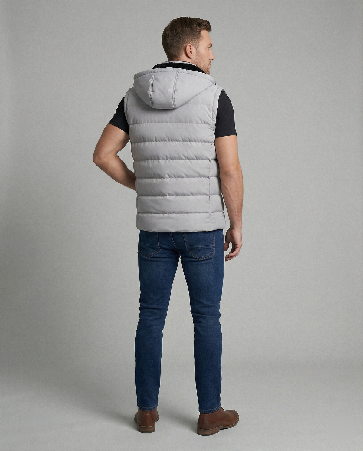 Luno | Elegante Steppweste mit Kapuze für Freizeitlooks
