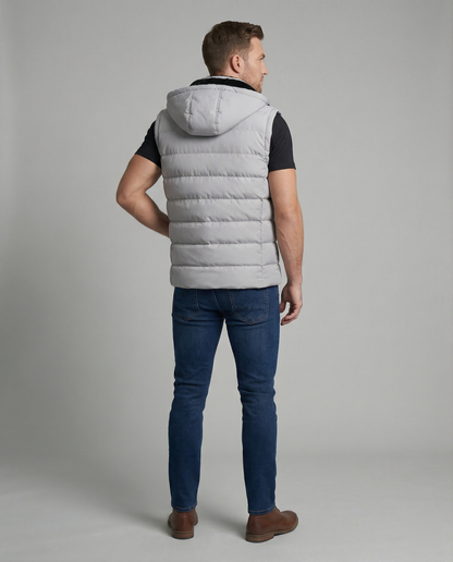 Luno | Elegante Steppweste mit Kapuze für Freizeitlooks