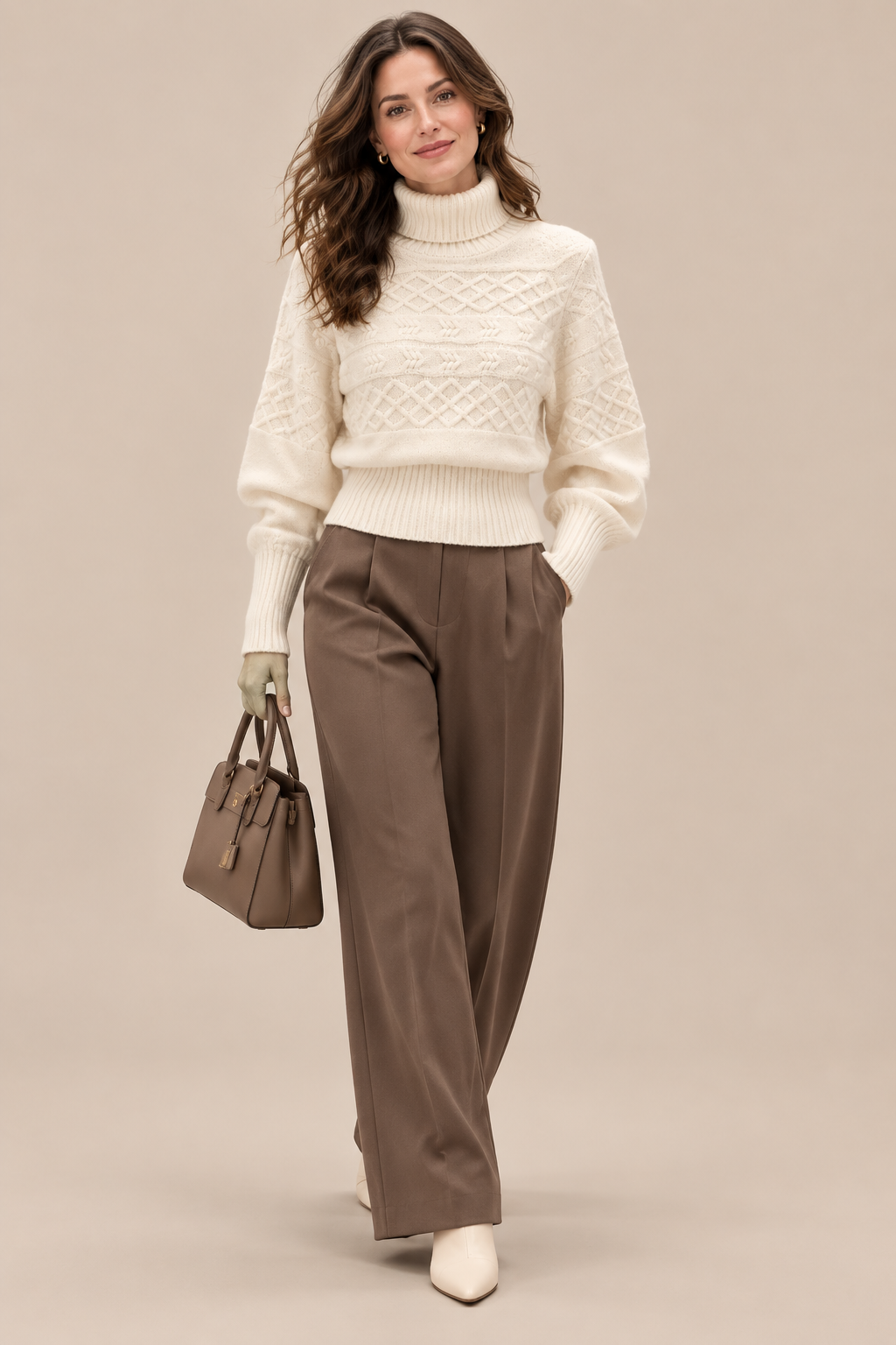 Lysandra | Strickpullover Damen mit Carmen-Ausschnitt