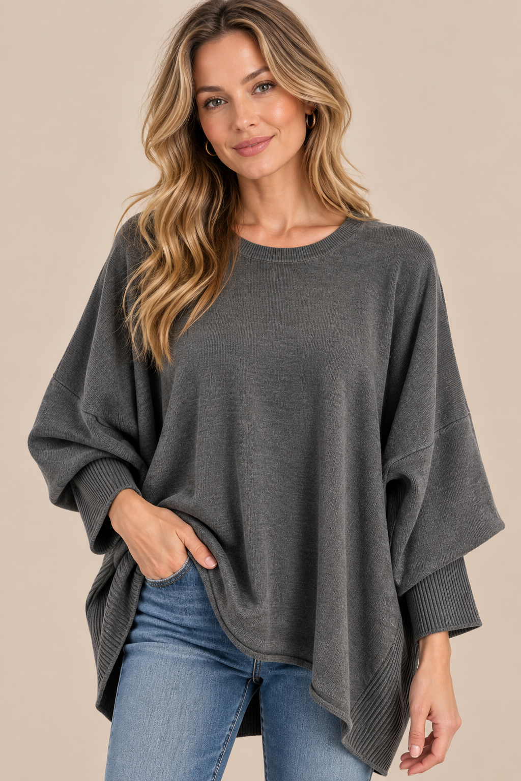 Mabel | Wollpullover Damen mit lockerem Oversize-Schnitt