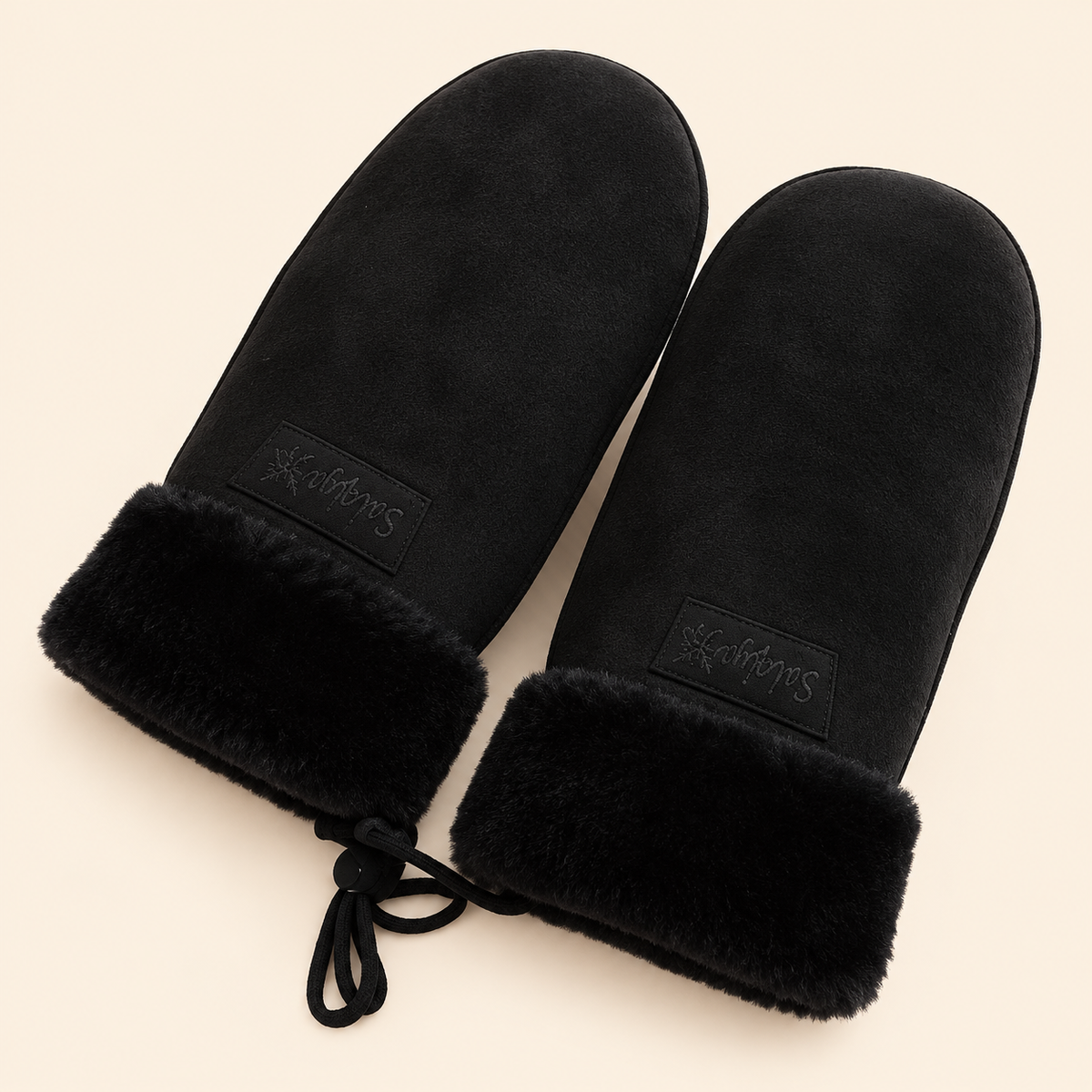 Maelis | Lederhandschuhe Damen mit weichem Plüschbesatz