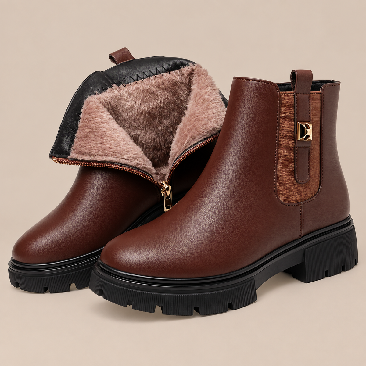 Maelissa | Chelsea Boots Damen mit warmem Innenfutter