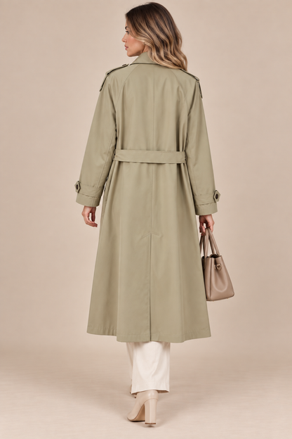 Maevora | Trenchcoat mit Bindegürtel
