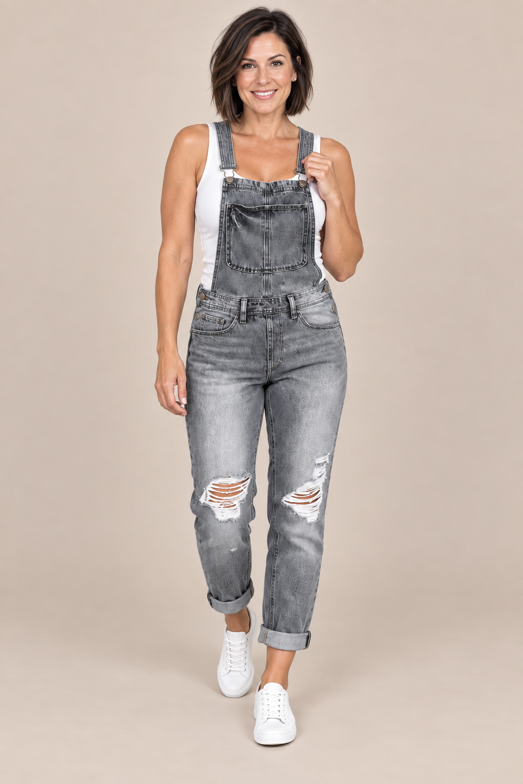 Maica | Lässige Denim-Latzhose für Damen