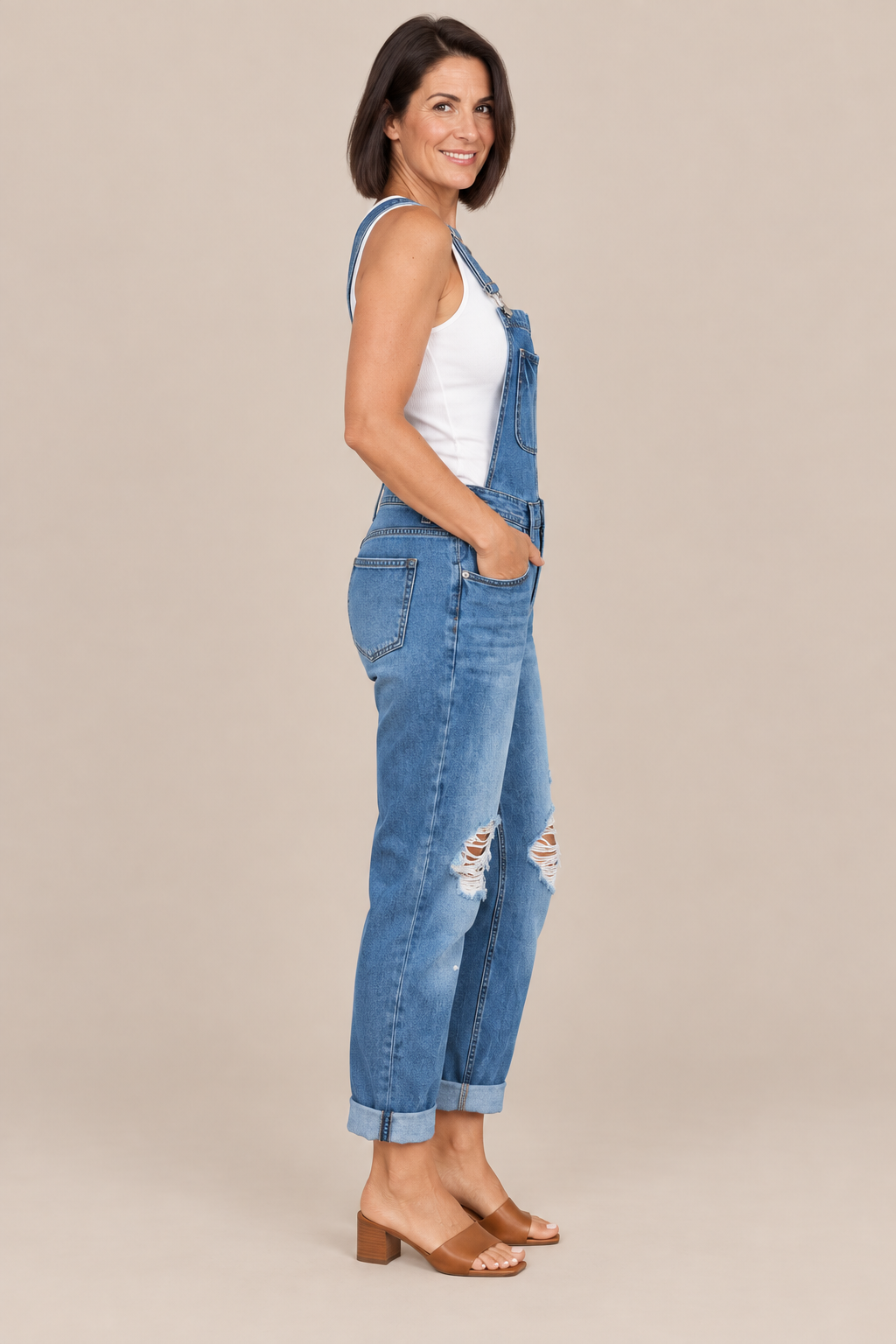 Maica | Lässige Denim-Latzhose für Damen