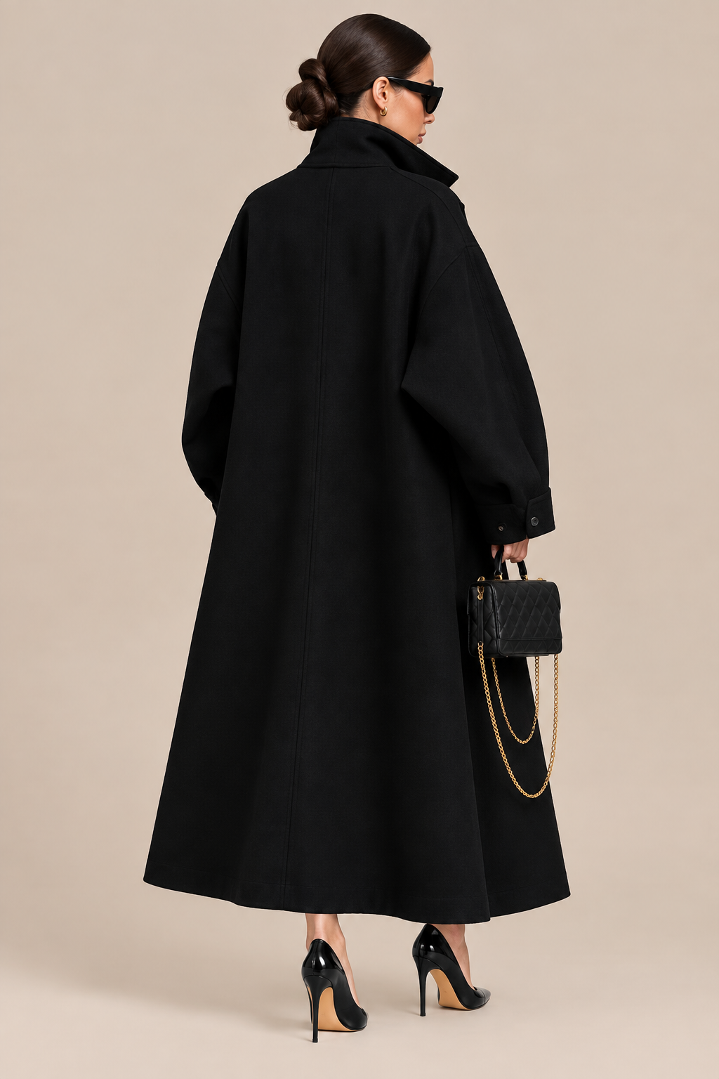 Marian | Trenchcoat Damen mit hohem Kragen