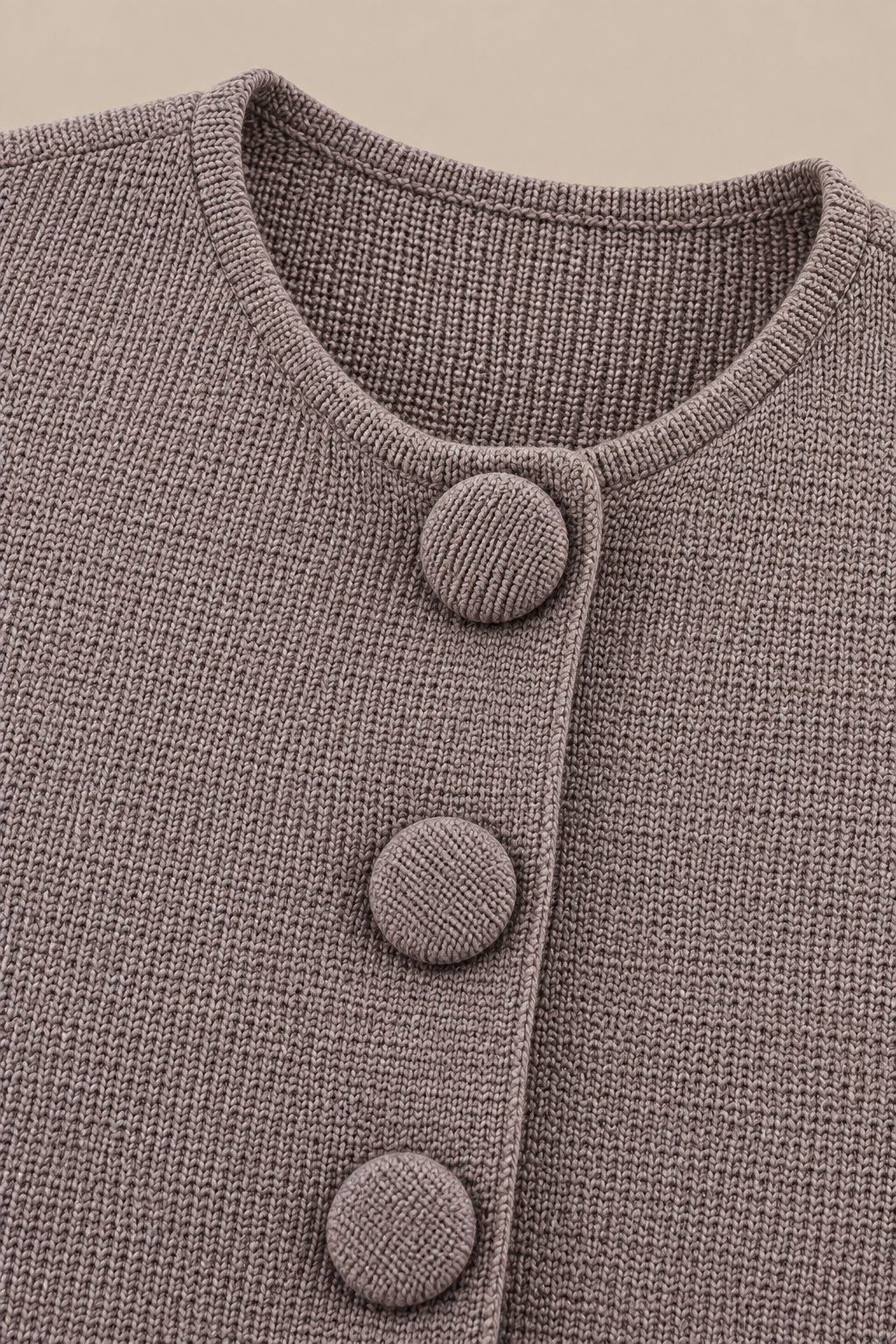 Mariella | Cardigan Damen Kurzarm mit grossen Knöpfen