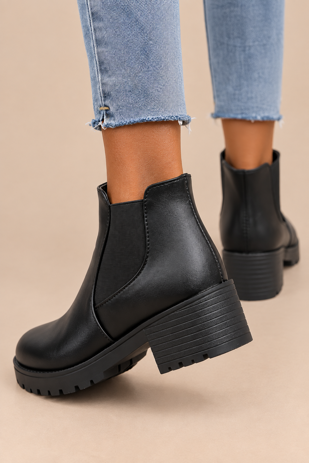 Marina | Chelsea Boots Damen mit elastischen Seiteneinsätzen