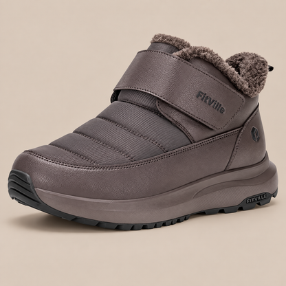 Martin | Winterstiefel Herren mit Klettverschluss und warmem Futter