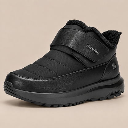 Martin | Winterstiefel Herren mit Klettverschluss und warmem Futter