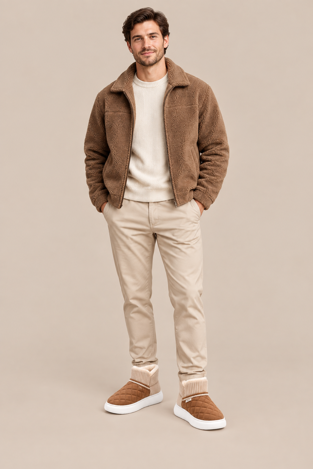 Marvin | Winter Boots Men mit Steppdesign und warmem Futter